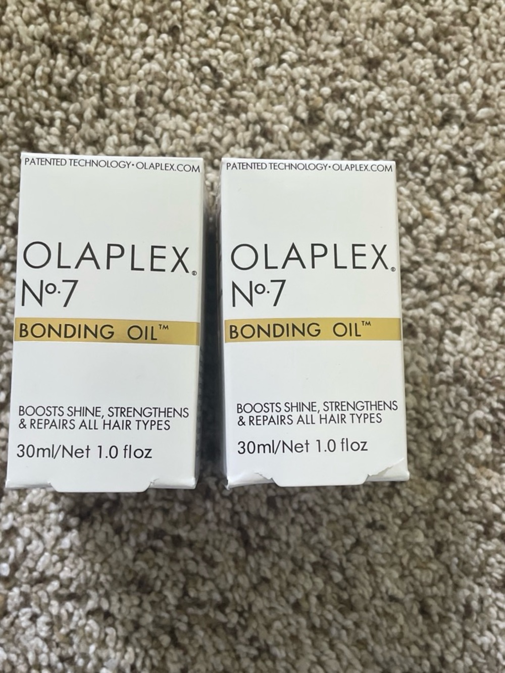 OLAPLEX No.7 Bonding Oil - White & Gold Packaging